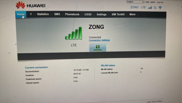 Huawei B315s 4G LTE CAT 4 Router Unlocked - Image 3