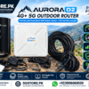 FiberHome OWA500 Big Antenna 4G+/5G Outdoor Router – Powerful router, IP67 Waterproof