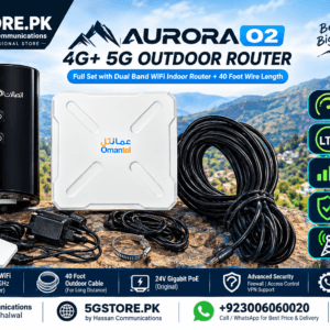 FiberHome OWA500 Big Antenna 4G+/5G Outdoor Router – Powerful router, IP67 Waterproof