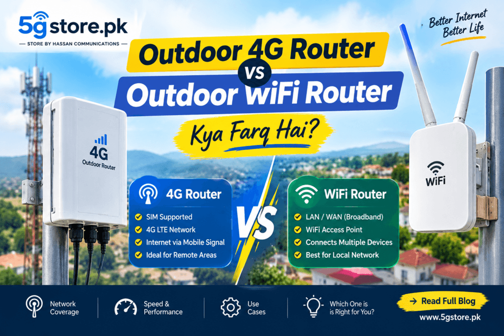 Outdoor 4G Vs WiFi