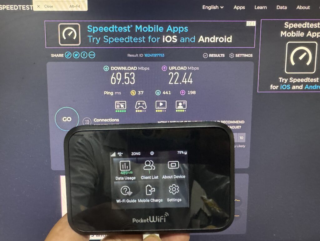 Sharp 809sh Pocket WiFi