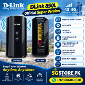 D-Link 850L Official Super Version | Repeater Mode + Auto DHCP | 2.4GHz & 5GHz All Channels